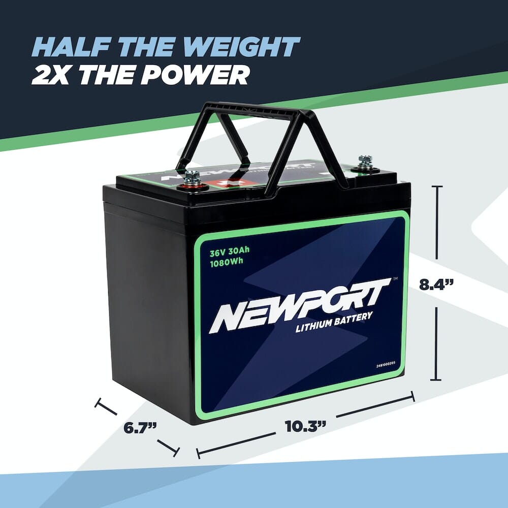 36V 30Ah Lithium LiFePO4 Battery