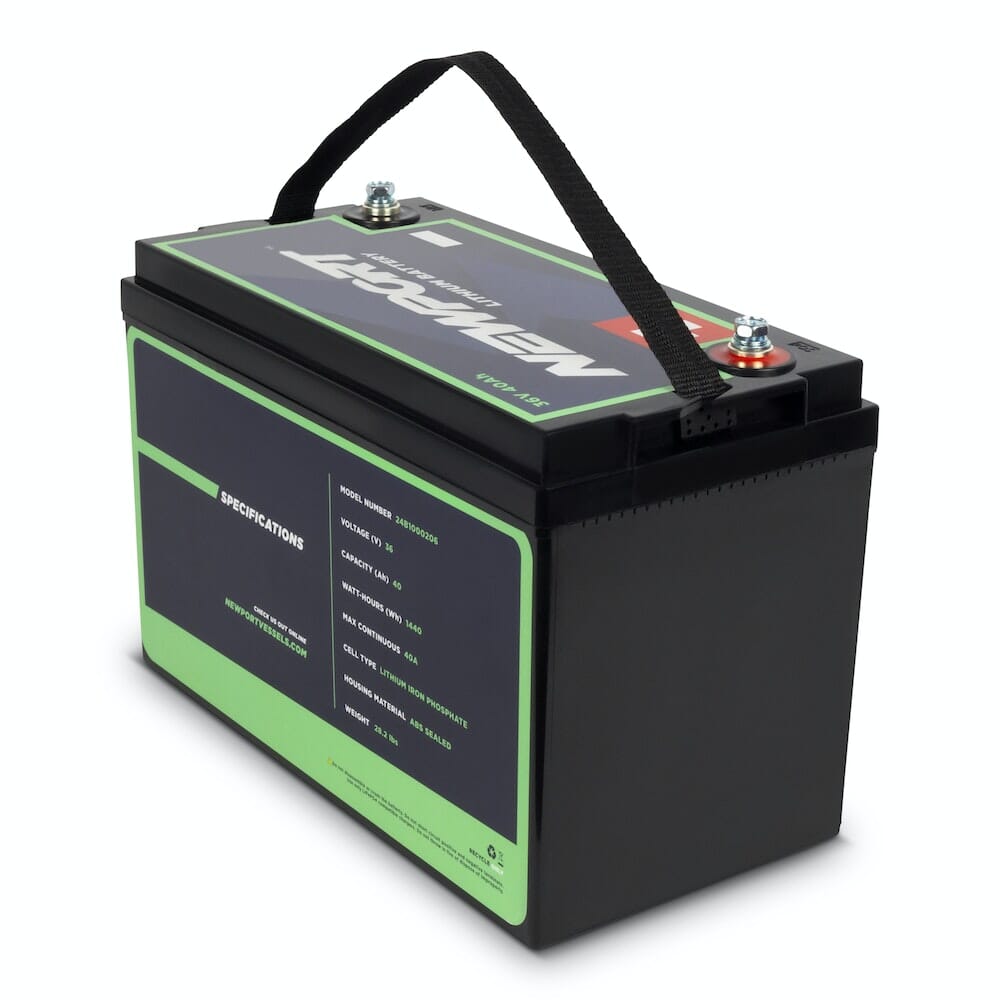 36V 40Ah Extended Range Lithium LiFePO4 Battery
