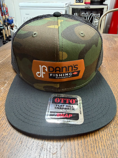 Premium Patch Hat Dann's Fishing Flat Brim