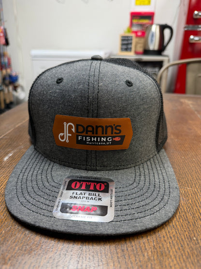Premium Patch Hat Dann's Fishing Flat Brim