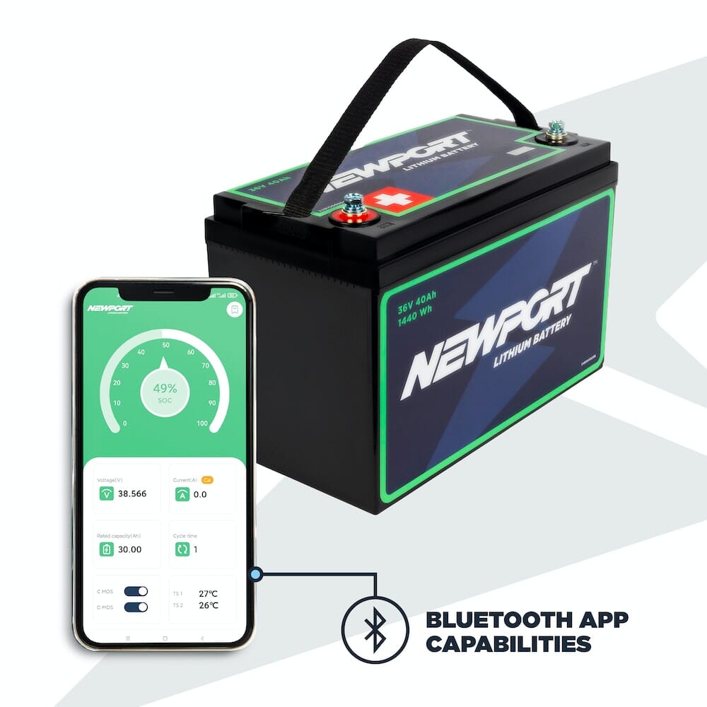 36V 40Ah Extended Range Lithium LiFePO4 Battery