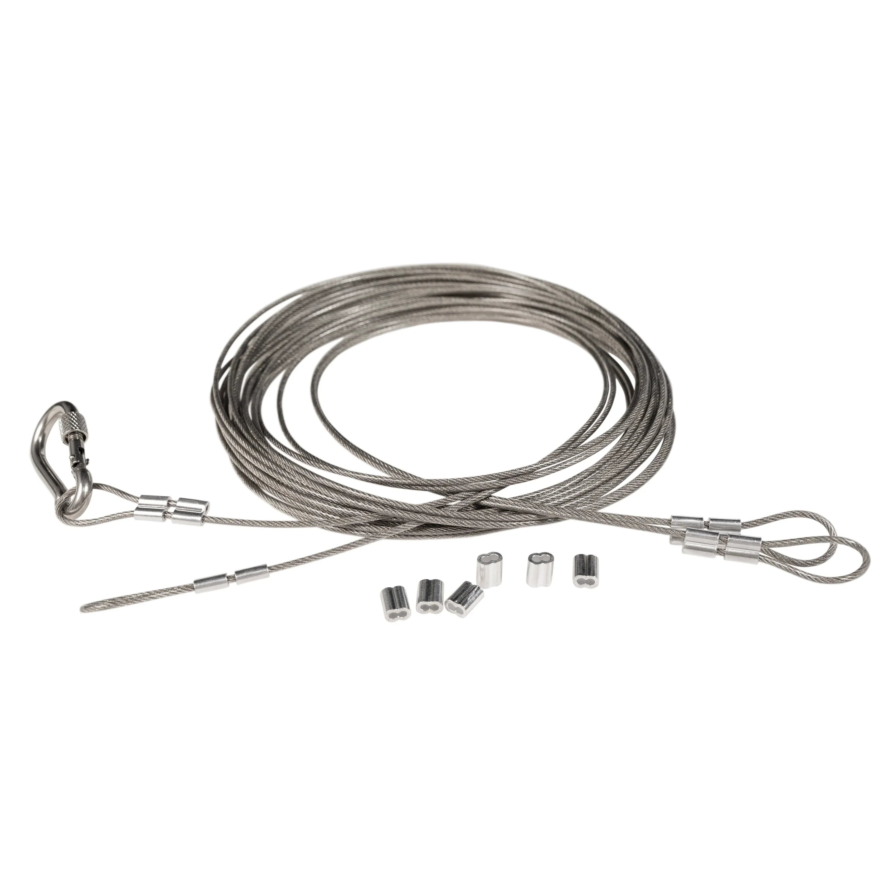 NK300 Steering Cable Kit - Wire Steering Cables/Ferrules/Carabiners