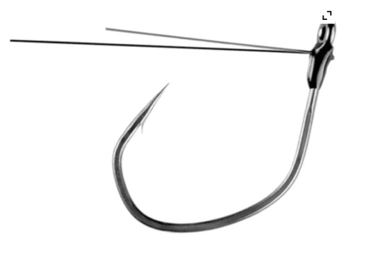 Owner Jungle Wacky: Weedless Silky Gray 4pk