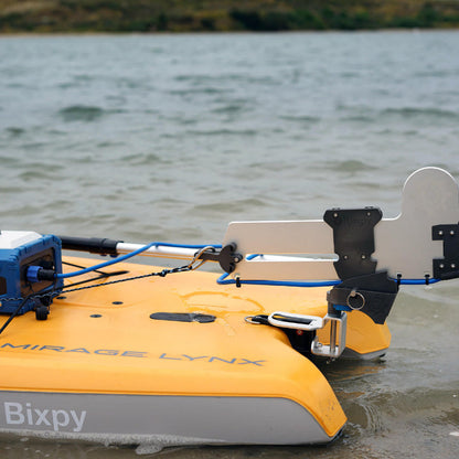 Hobie Lynx Gudgeon with Universal Versa Rudder™ Adapter and Pole Steering