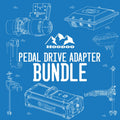 Hoodoo/Bixpy K-1 Outboard Kit - Pedal Drive Adapter Bundle