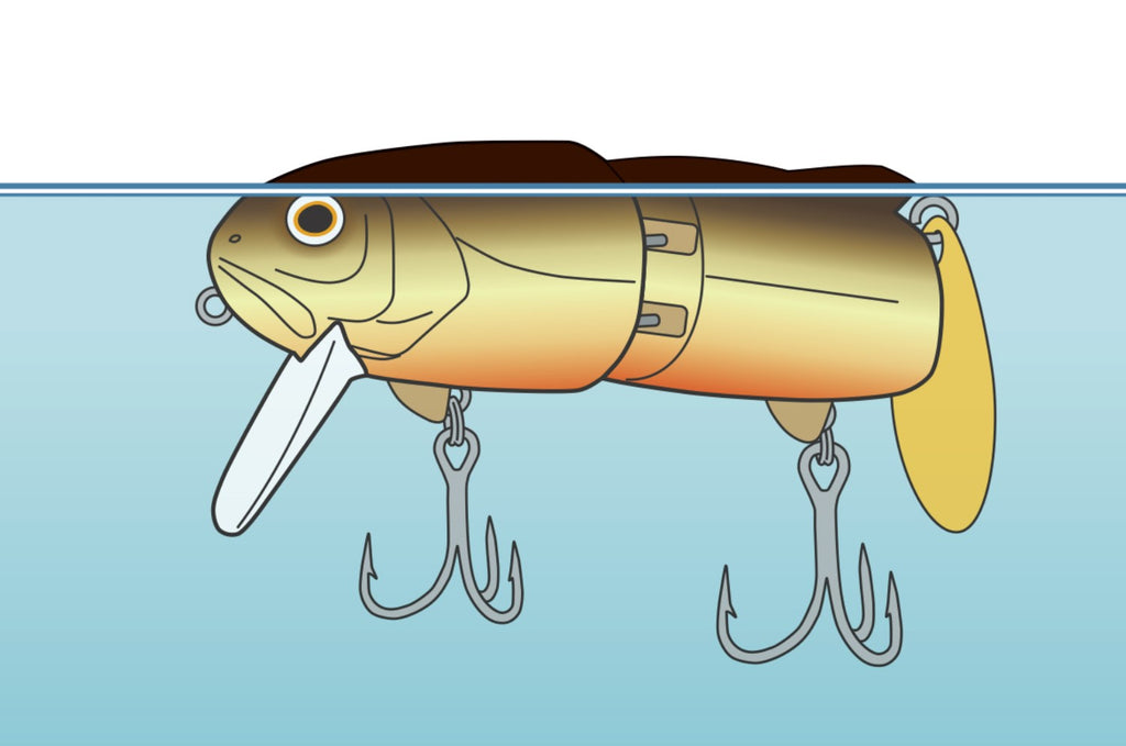 Deps Mt Wake Jointed Cover Wake Bait
